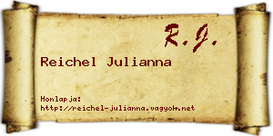 Reichel Julianna névjegykártya